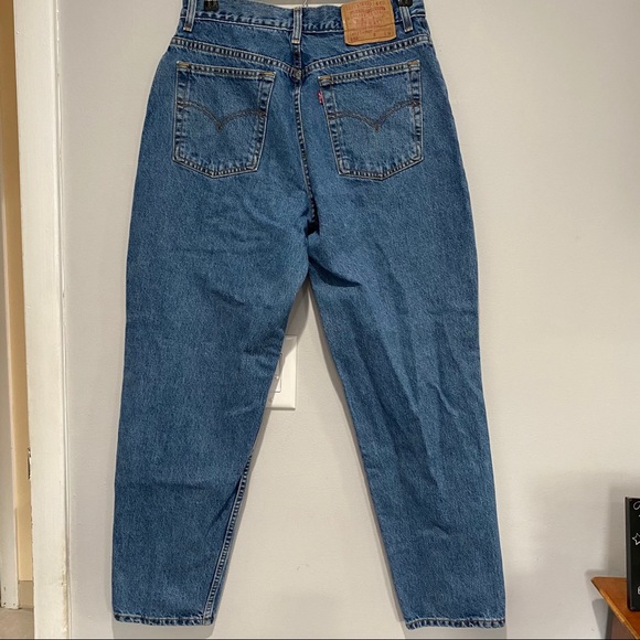 Vintage Levi’s 550 Relaxed Fit Tapered Leg Jeans Size 14M - Picture 2 of 16